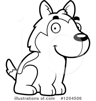 Royalty-Free (RF) Husky Clipart Illustration by Cory Thoman - Stock Sample #1204506