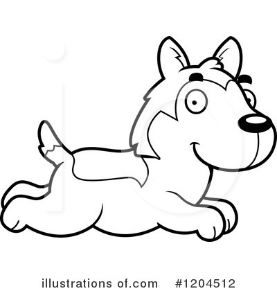 Royalty-Free (RF) Husky Clipart Illustration by Cory Thoman - Stock Sample #1204512
