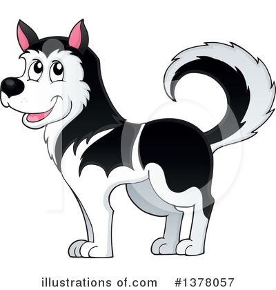 Dogs Clipart #1378057 by visekart