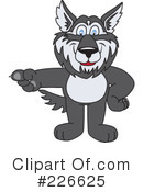 Husky Mascot Clipart #226625 by Mascot Junction