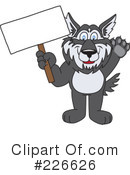 Husky Mascot Clipart #226626 by Mascot Junction