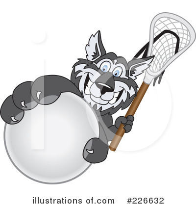 Royalty-Free (RF) Husky Mascot Clipart Illustration by Mascot Junction - Stock Sample #226632