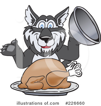 Husky Mascot Clipart #226660 by Toons4Biz