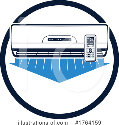 Air Conditioner Clipart #1764159 by Vector Tradition SM