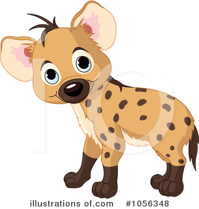 Royalty-Free (RF) Hyena Clipart Illustration by Pushkin - Stock Sample #1056348