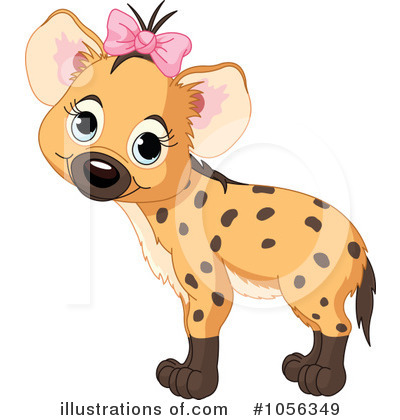 Royalty-Free (RF) Hyena Clipart Illustration by Pushkin - Stock Sample #1056349