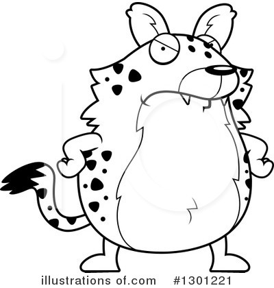 Royalty-Free (RF) Hyena Clipart Illustration by Cory Thoman - Stock Sample #1301221