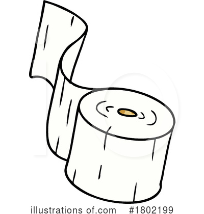 Toilet Paper Clipart #1802199 by lineartestpilot