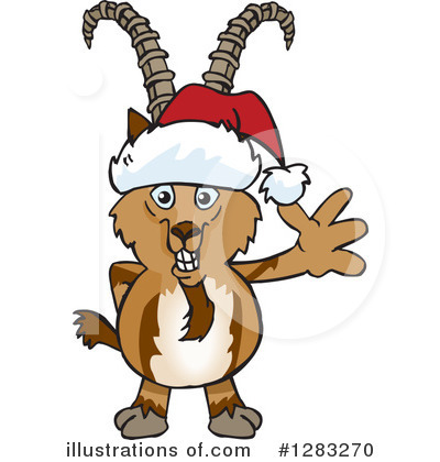 Royalty-Free (RF) Ibex Clipart Illustration by Dennis Holmes Designs - Stock Sample #1283270