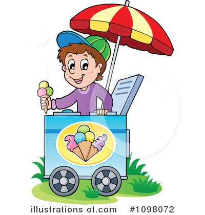 Royalty-Free (RF) Ice Cream Clipart Illustration by visekart - Stock Sample #1098072