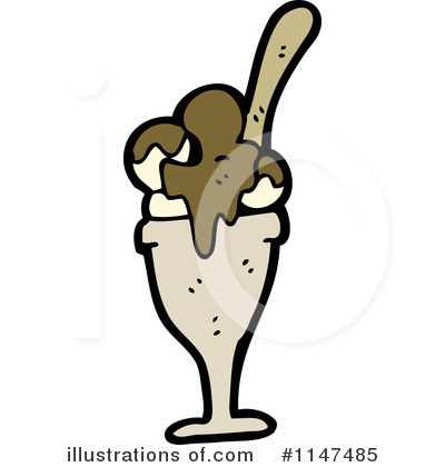 Royalty-Free (RF) Ice Cream Clipart Illustration by lineartestpilot - Stock Sample #1147485