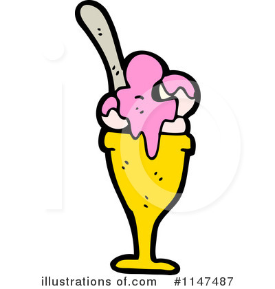 Ice Cream Sundae Clipart #1147487 by lineartestpilot