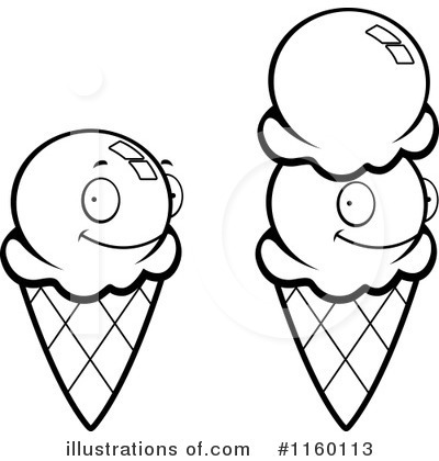 Ice Cream Cone Clipart #1160113 by Cory Thoman
