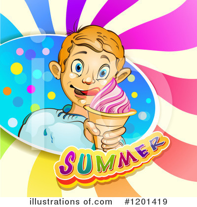 Royalty-Free (RF) Ice Cream Clipart Illustration by merlinul - Stock Sample #1201419