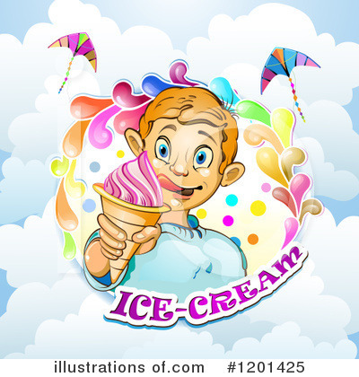 Royalty-Free (RF) Ice Cream Clipart Illustration by merlinul - Stock Sample #1201425