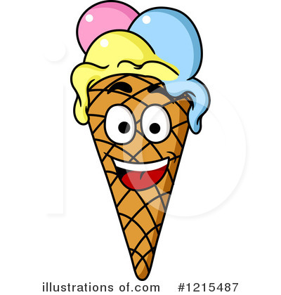 Royalty-Free (RF) Ice Cream Clipart Illustration by Vector Tradition SM - Stock Sample #1215487