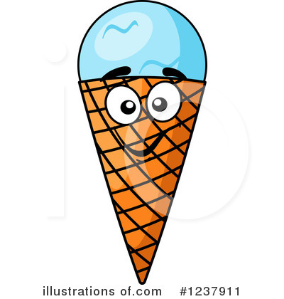 Royalty-Free (RF) Ice Cream Clipart Illustration by Vector Tradition SM - Stock Sample #1237911