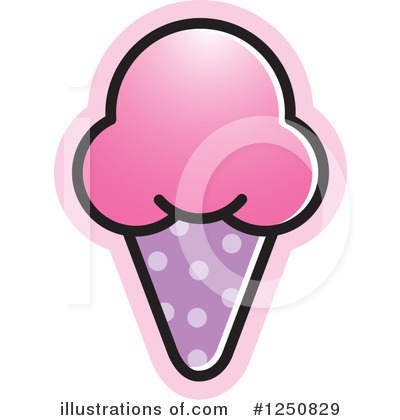 Ice Cream Cone Clipart #1250829 by Lal Perera