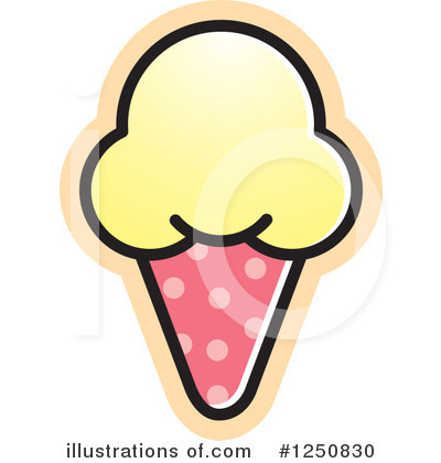 Ice Cream Cone Clipart #1250830 by Lal Perera