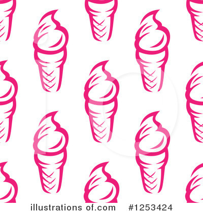 Royalty-Free (RF) Ice Cream Clipart Illustration by Vector Tradition SM - Stock Sample #1253424