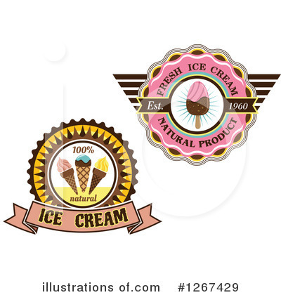 Royalty-Free (RF) Ice Cream Clipart Illustration by Vector Tradition SM - Stock Sample #1267429