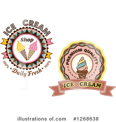 Royalty-Free (RF) Ice Cream Clipart Illustration by Vector Tradition SM - Stock Sample #1268638