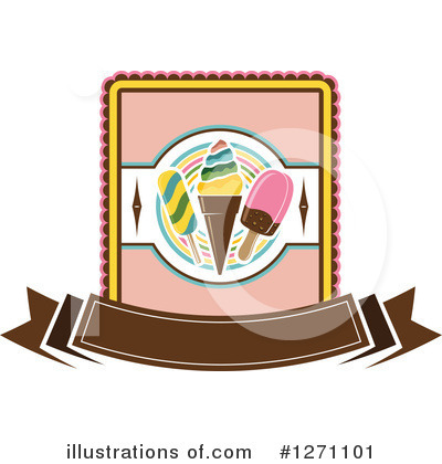 Royalty-Free (RF) Ice Cream Clipart Illustration by Vector Tradition SM - Stock Sample #1271101