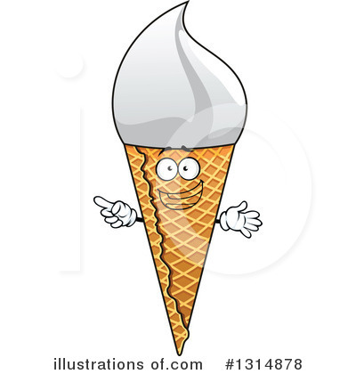 Frozen Yogurt Clipart #1314878 by Vector Tradition SM