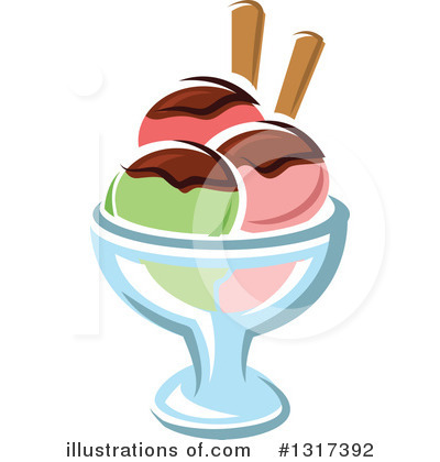 Ice Cream Clipart #1317392 by Vector Tradition SM