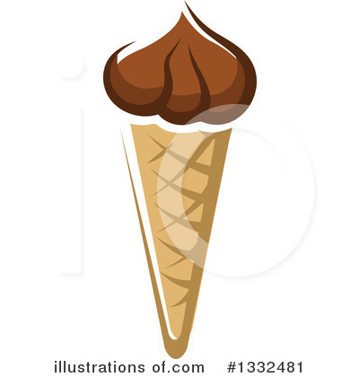 Royalty-Free (RF) Ice Cream Clipart Illustration by Vector Tradition SM - Stock Sample #1332481