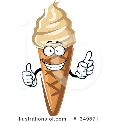 Frozen Yogurt Clipart #1349571 by Vector Tradition SM