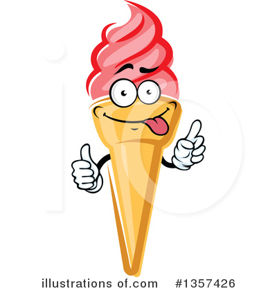 Frozen Yogurt Clipart #1357426 by Vector Tradition SM