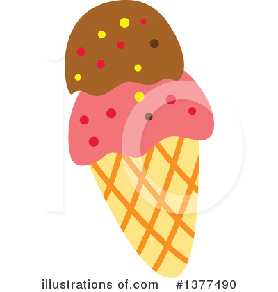 Royalty-Free (RF) Ice Cream Clipart Illustration by Cherie Reve - Stock Sample #1377490
