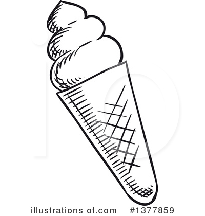 Royalty-Free (RF) Ice Cream Clipart Illustration by Vector Tradition SM - Stock Sample #1377859