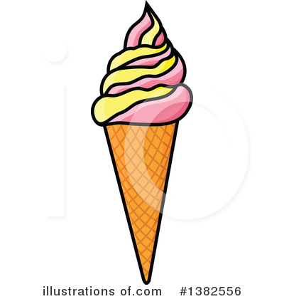 Frozen Yogurt Clipart #1382556 by Vector Tradition SM