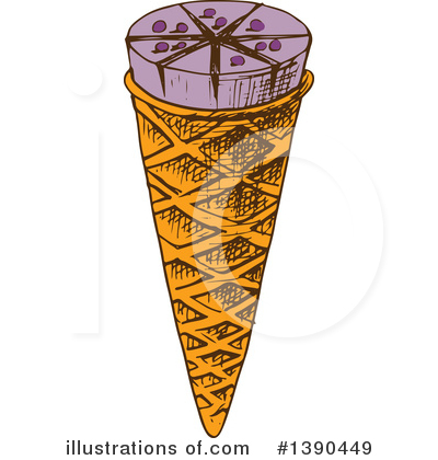 Royalty-Free (RF) Ice Cream Clipart Illustration by Vector Tradition SM - Stock Sample #1390449