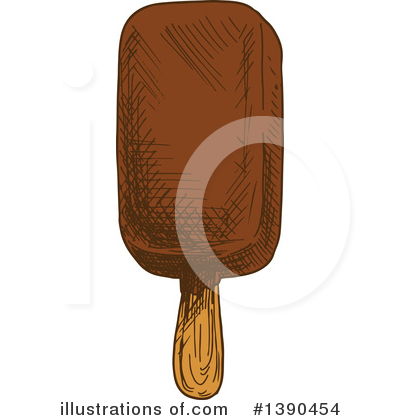 Popsicles Clipart #1390454 by Vector Tradition SM