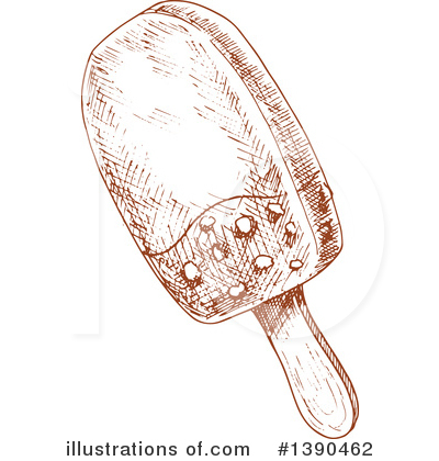 Popsicles Clipart #1390462 by Vector Tradition SM