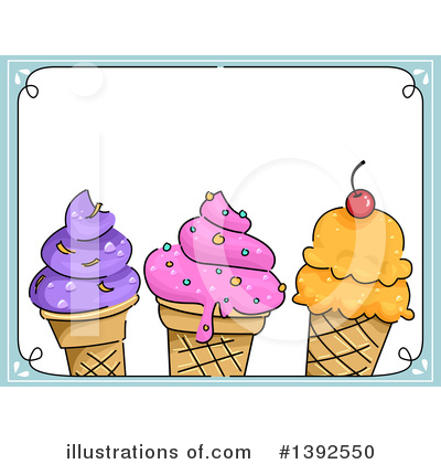 Royalty-Free (RF) Ice Cream Clipart Illustration by BNP Design Studio - Stock Sample #1392550