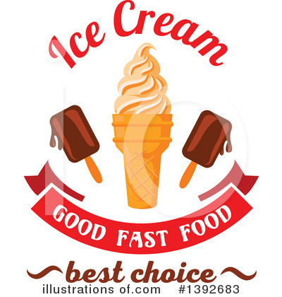 Royalty-Free (RF) Ice Cream Clipart Illustration by Vector Tradition SM - Stock Sample #1392683