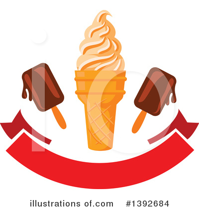 Popsicles Clipart #1392684 by Vector Tradition SM