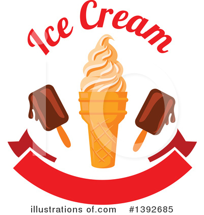 Royalty-Free (RF) Ice Cream Clipart Illustration by Vector Tradition SM - Stock Sample #1392685