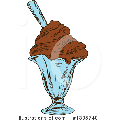 Royalty-Free (RF) Ice Cream Clipart Illustration by Vector Tradition SM - Stock Sample #1395740