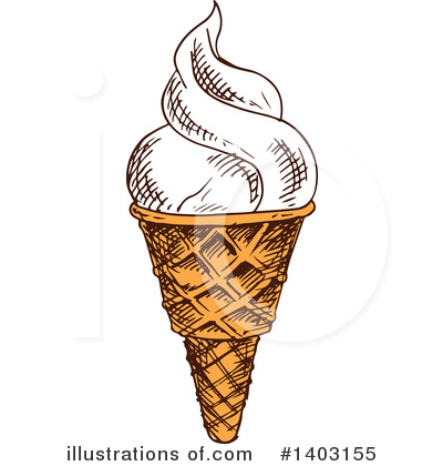Royalty-Free (RF) Ice Cream Clipart Illustration by Vector Tradition SM - Stock Sample #1403155