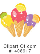 Ice Cream Clipart #1408917 by Melisende Vector