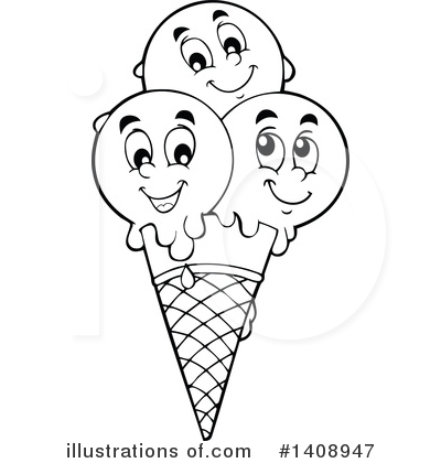 Ice Cream Clipart #1408947 by visekart