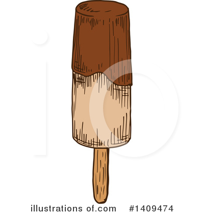 Popsicles Clipart #1409474 by Vector Tradition SM