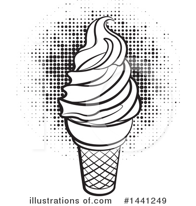 Ice Cream Cone Clipart #1441249 by Lal Perera