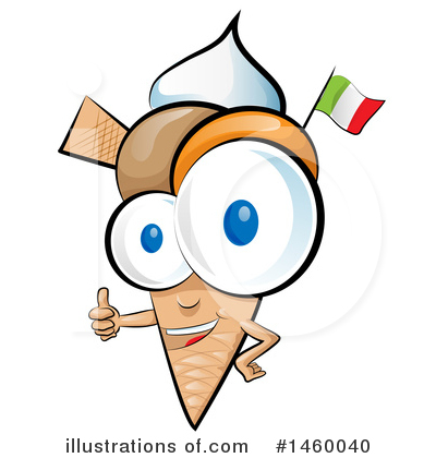 Royalty-Free (RF) Ice Cream Clipart Illustration by Domenico Condello - Stock Sample #1460040