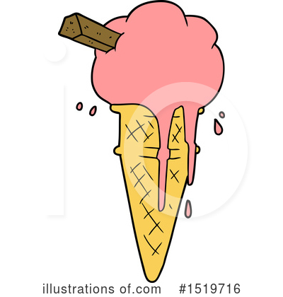 Royalty-Free (RF) Ice Cream Clipart Illustration by lineartestpilot - Stock Sample #1519716